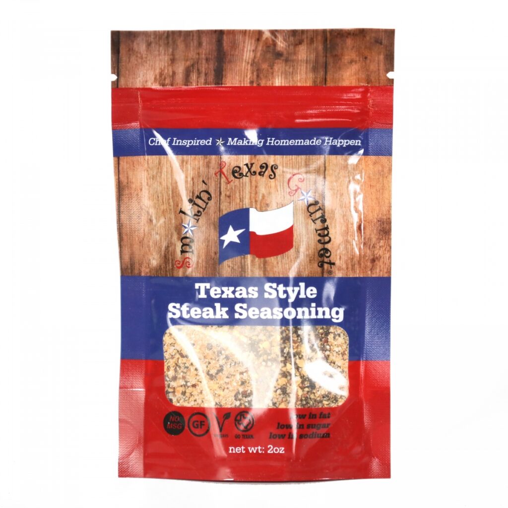 Texas Style Steak Seasoning Red Kitchen Foods Smokin' Texas Gourmet